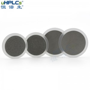 恒譜生超高壓PCTFE液相色譜耗材不銹鋼在線過(guò)濾器篩板，OD6.4*ID1.6*H1.6